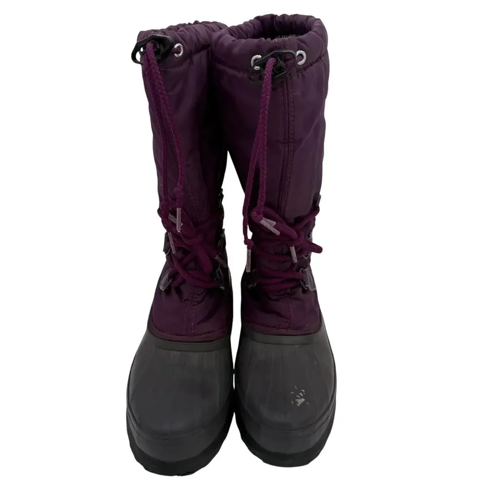 Sorel Women's Vintage Kaufman Snowcap Tall Purple Winter Snow Boots Size 8